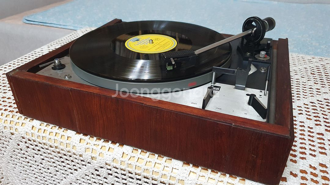 독일제 듀얼 DUAL 1219 빈티지 아이들러 턴테이블--4