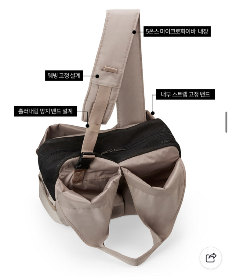 마이플러피 강아지 이동가방--4