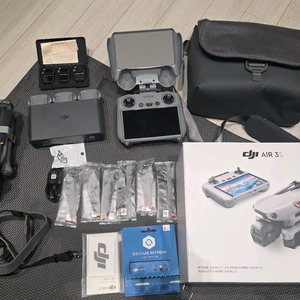 DJI AIR 3s플라이모어콤보RC2 드론 풀세트팝니다