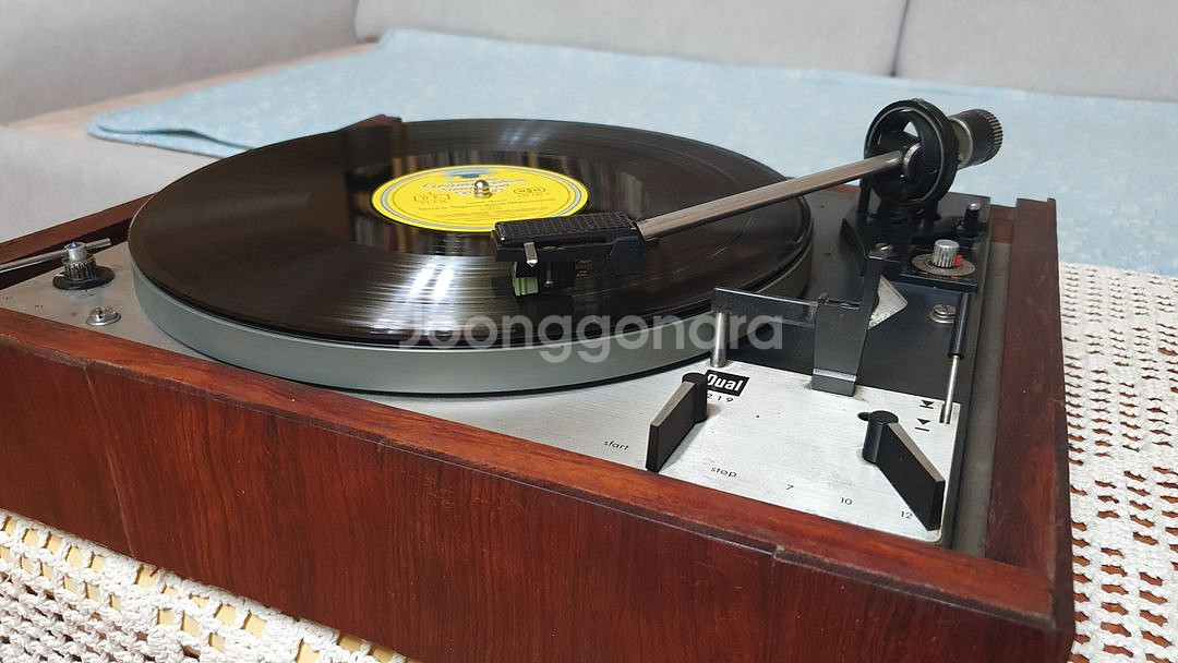 독일제 듀얼 DUAL 1219 빈티지 아이들러 턴테이블--5