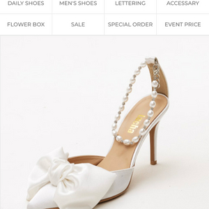 루샤 웨딩슈즈 Mellisa 멜리사 225 9cm