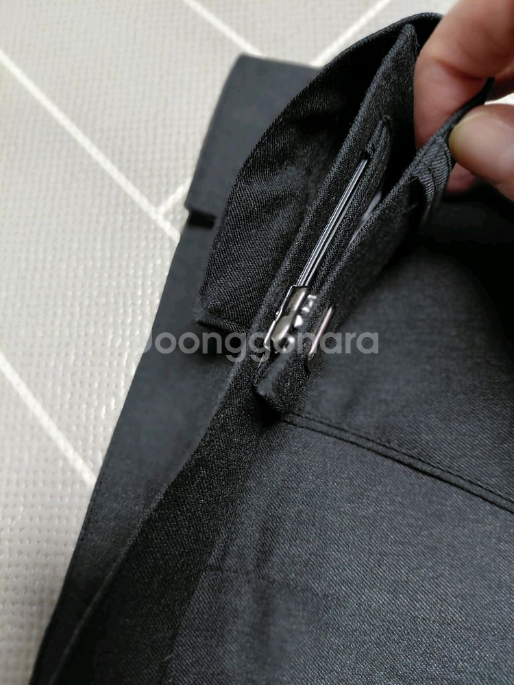 기모 교복 바지 XL 새상품 (차콜) 어른도 가능합니다--2