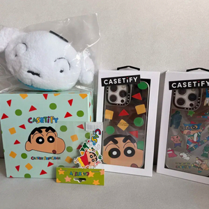 16프로맥스 케이스티파이 짱구 맥세이프 흰둥이 에어팟 파우치 새상품