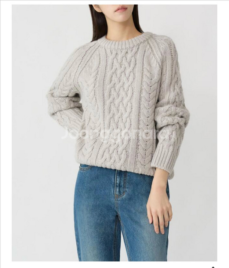 pvcs 벌키 케이블 니트--0