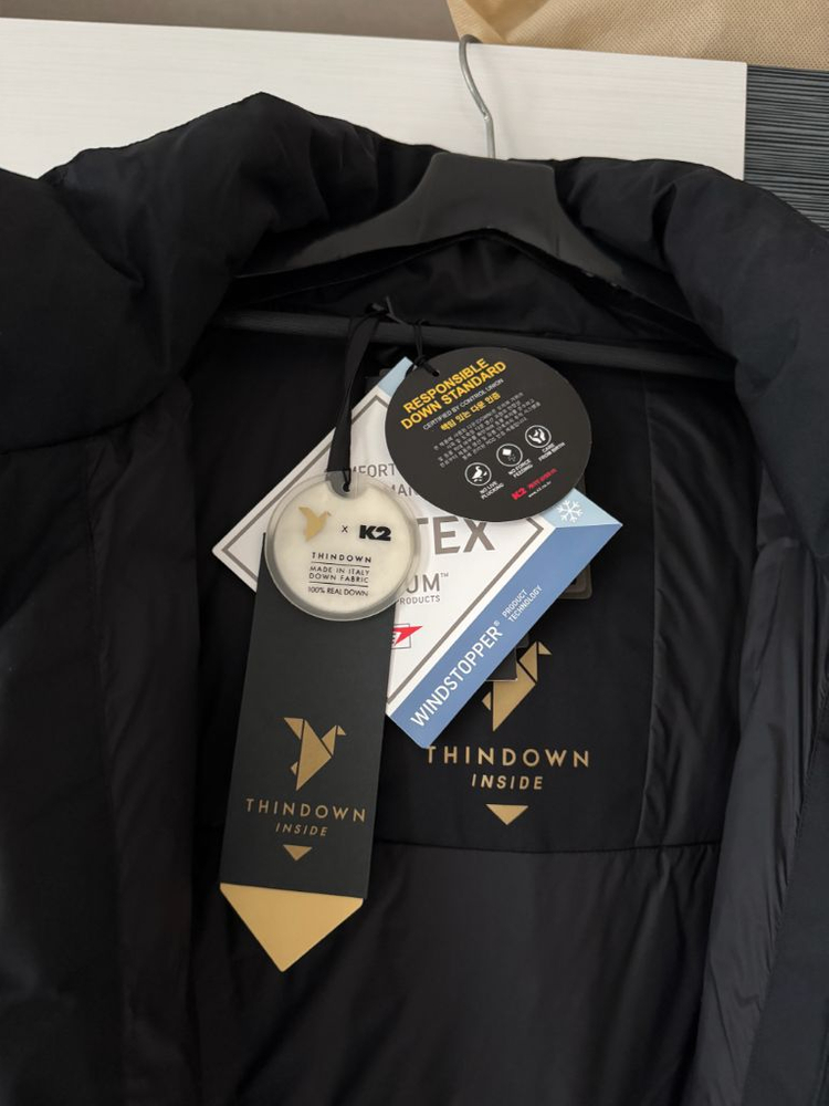 K2 씬에어 클라우드 인피니움 코트 110 블랙--5