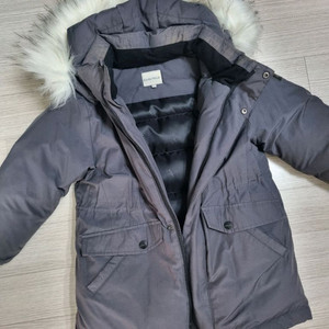 컬리수 오리털 패딩 120