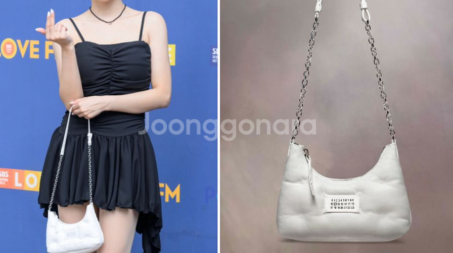 [공홈/정품] 메종마르지엘라 글램슬램 호보 마이크로 화이트--2