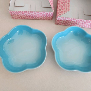 르크루제 퓨리스트블루 플라워디쉬 16cm 2p 이미지