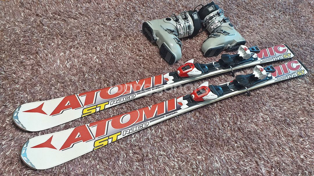 아토믹스키, 테크니카 부츠 세트(스키149cm,부츠235mm)--1