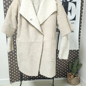 안감양털 베이지무스탕