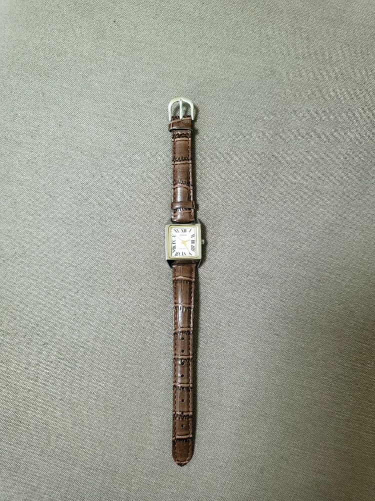 카시오 가죽 시계 LTP-V007--2