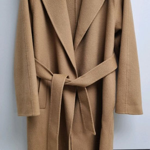 산드로 sandro 카멜 캐시미어 혼방 코트