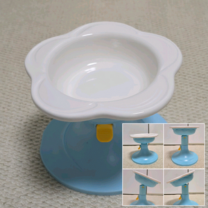 강아지 고양이 높이•각도조절 도자기 식기 새상품