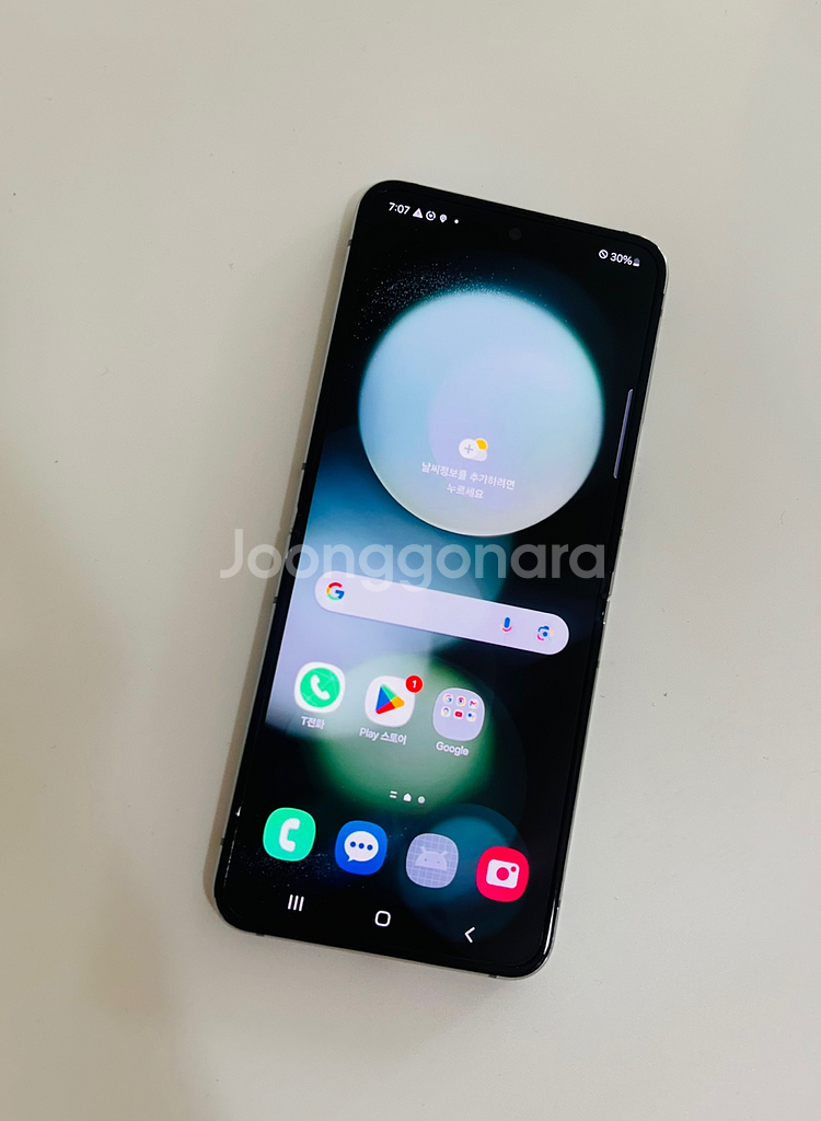 새폰급) 갤럭시제트플립5 민트 특S급 중고폰공기계--6