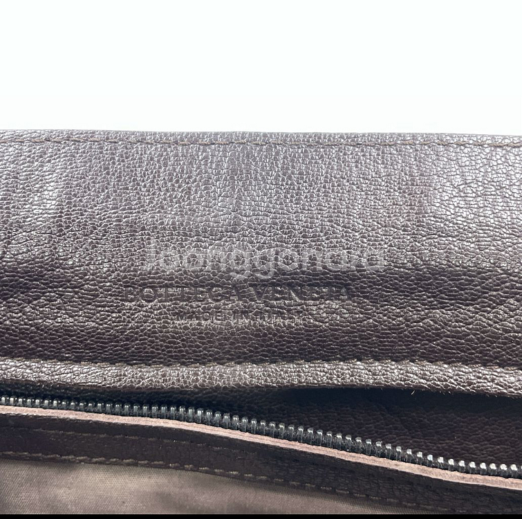 보테가베네타 인트레치아토 레더 서류가방--1