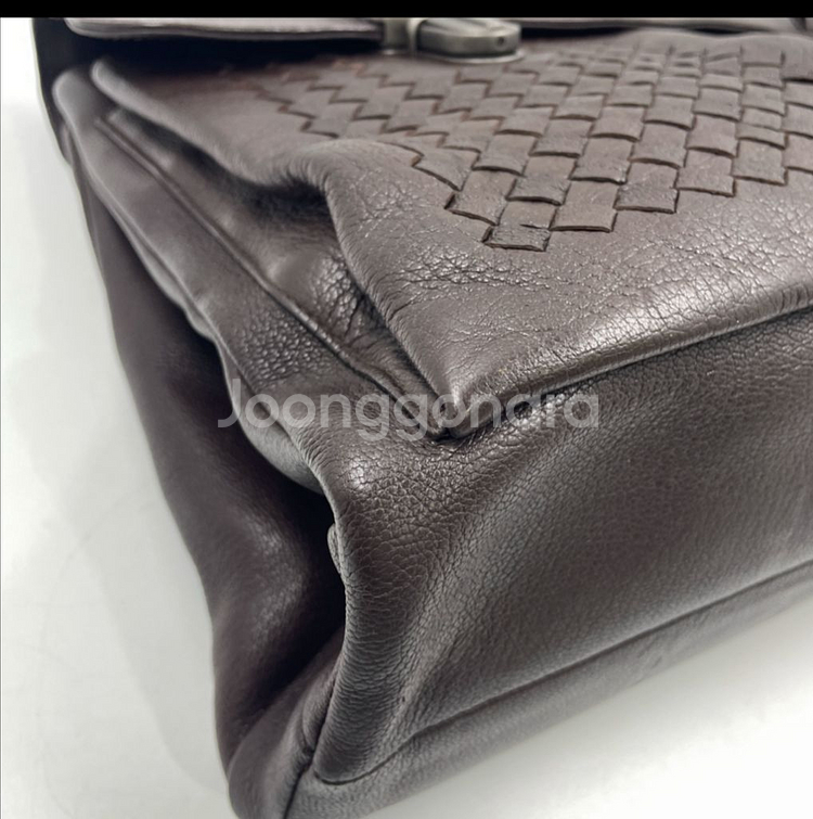 보테가베네타 인트레치아토 레더 서류가방--5