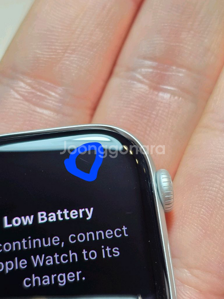 애플워치10 42mm GPS 배터리100 판매해요--1