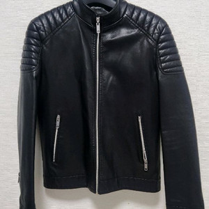 발망 스타일 가죽 라이더 자켓 이미지