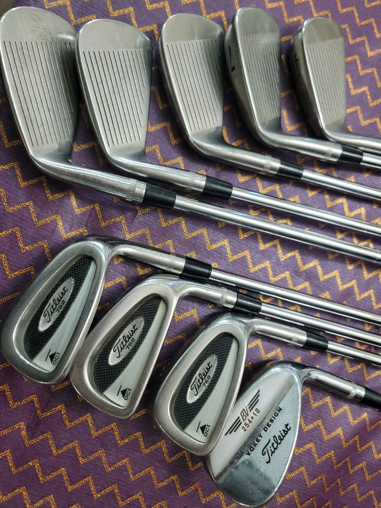 남성용 타이틀리스트 스틸 골프채풀세트 골프백 메르체데스 타이틀리스트 스틸 아이언세트--3
