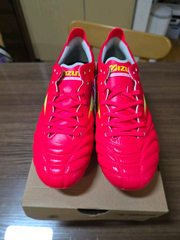 [새제품]미즈노 모렐리아 네오4 엘리트 MD 250 캥거루 축구화--1