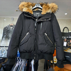 [클로젯][42]맥케이지 딕슨 브라운 퍼 숏 다운 패딩 자켓