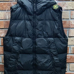 스톤아일랜드 크링클랩스 패딩 조끼 XL(95~100)블랙 이미지