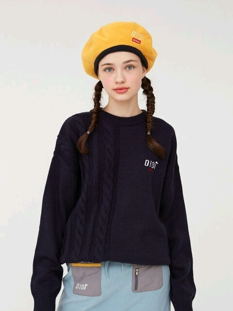 오아이오아이 oioi 리버시블 플리스 베레모 캉골 바잘 뉴스보이캡--1