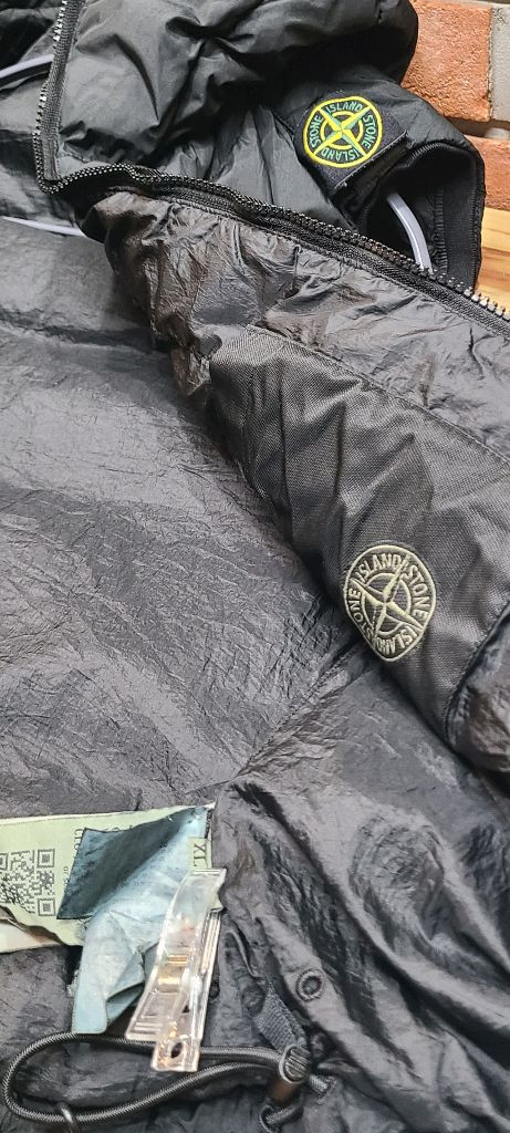 스톤아일랜드 크링클랩스 패딩 조끼 XL(95~100)블랙 이미지