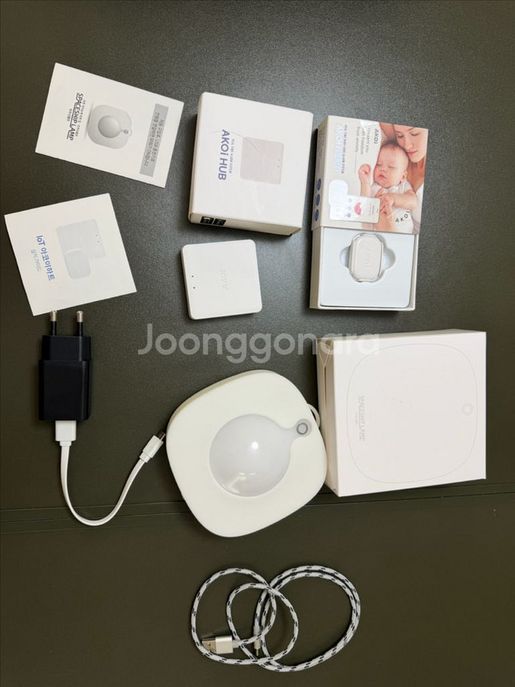 아코이 하트 기저귀 센서 + 수유등 미사용 새상품--0