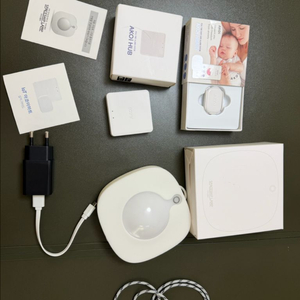 아코이 하트 기저귀 센서 + 수유등 미사용 새상품