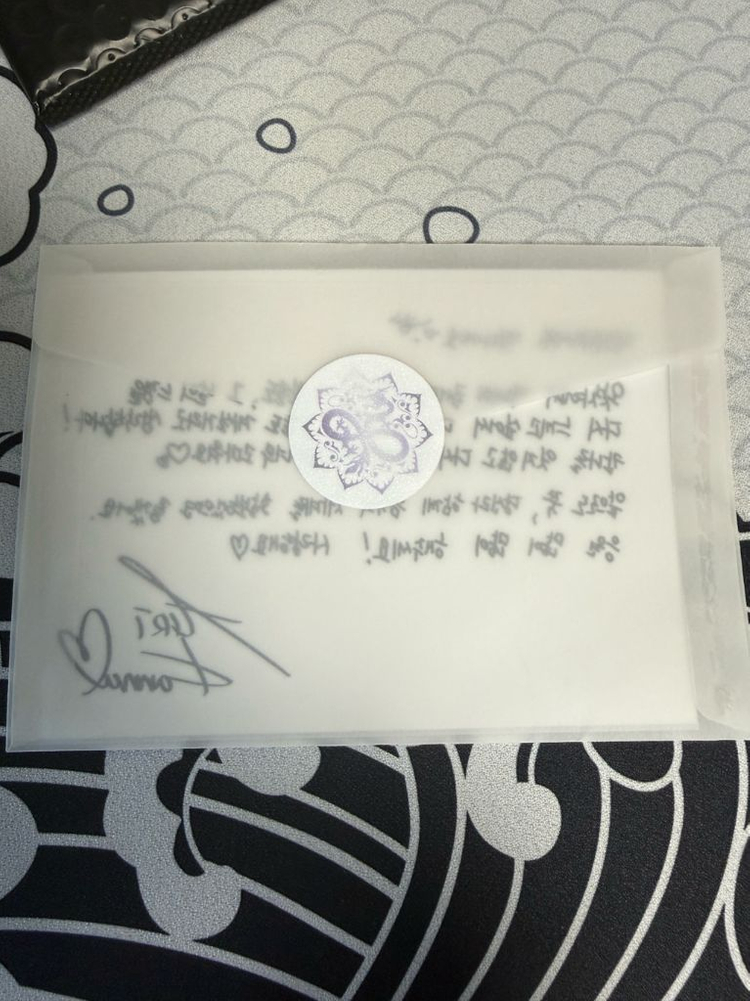 아이리 칸나 왓챠 손편지 포토카드 이미지