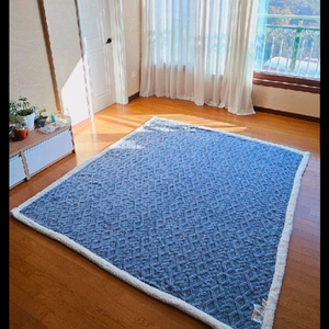 (새상품) 초특대형 극세사 꽈배기담요