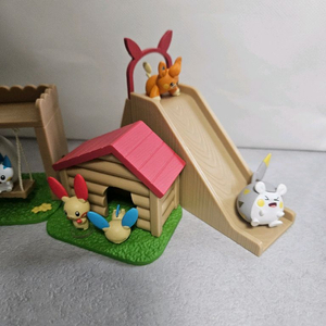 포켓몬 리멘트 애슬레틱 숲의 놀이터 피규어 파치리스 플러시 마이농 빠모 토게데마루 피규어 숲속 가샤폰 가챠