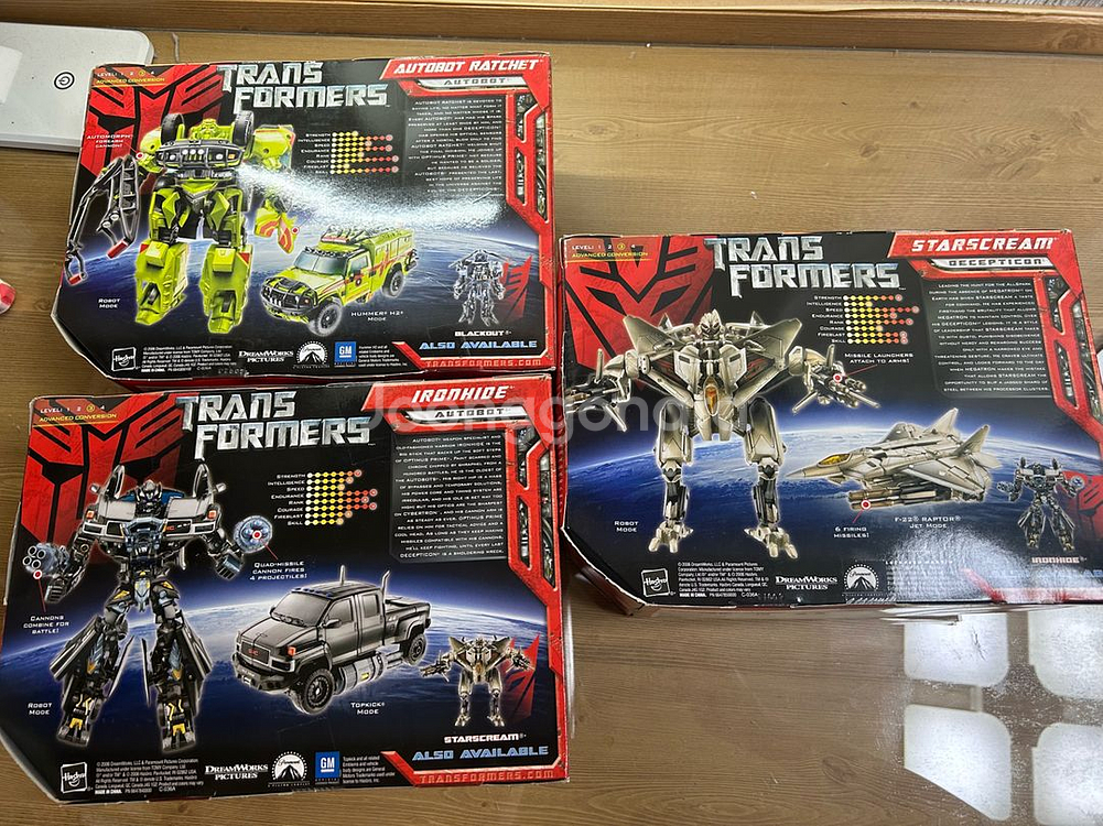 트랜스포머 무비1 라쳇 아이언하이드 미개봉--1