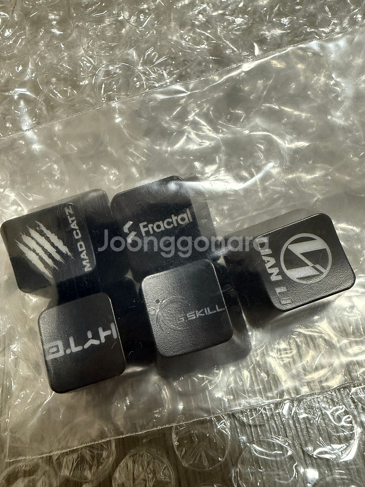 [새제품] 서린 키캡세트_브랜드 로고 (지스킬, 리안리 등 5개)--1