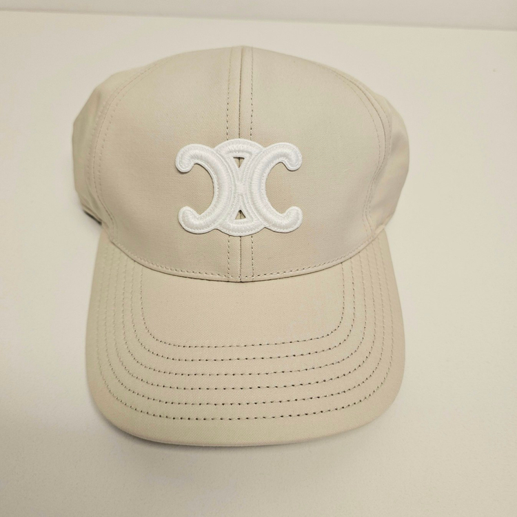 셀린느 트리오페 베이스볼 캡 바닐라 2AUT6969P.01VA--5