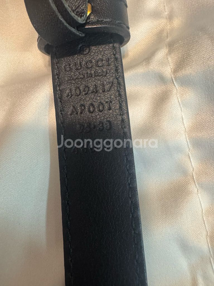 구찌 마몬트 벨트 2cm / 백화점 정품--4