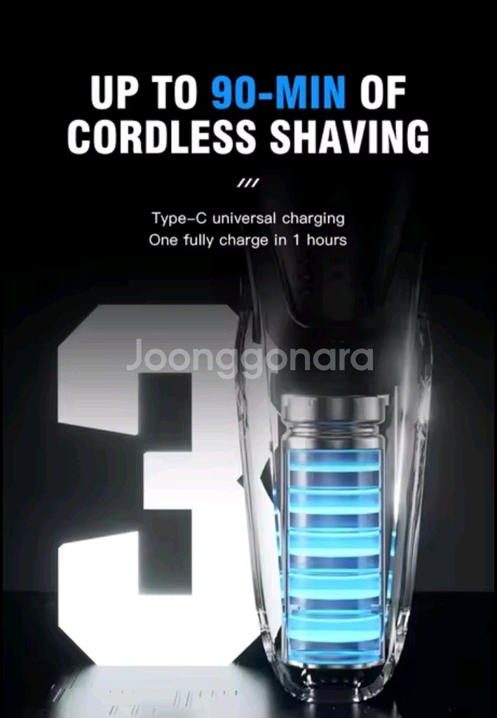 무선전기면도기 IPX7 완벽방수 헬릭스케어 에픽쉐이브--5