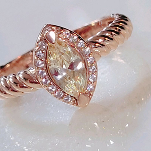 14k레몬 퀴츠 반지