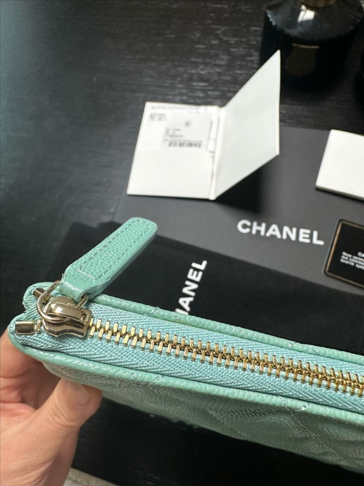 샤넬 클러치 뉴미듐 캐비어 풀셋--3