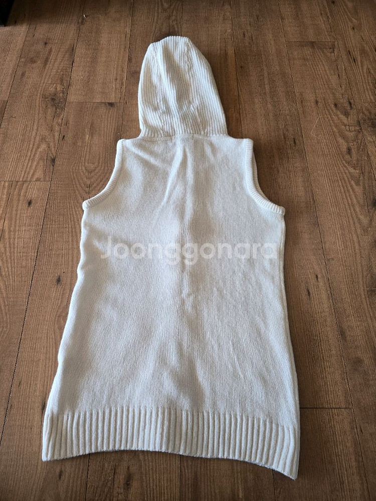 라벨사이즈 90) 프리~66반) 빈폴 바이크리페어샵 후드 집업 롱 조끼--2