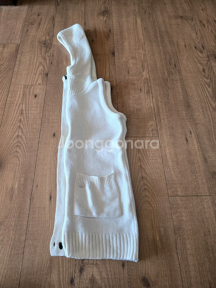 라벨사이즈 90) 프리~66반) 빈폴 바이크리페어샵 후드 집업 롱 조끼--4