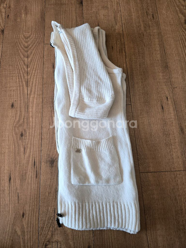 라벨사이즈 90) 프리~66반) 빈폴 바이크리페어샵 후드 집업 롱 조끼--6