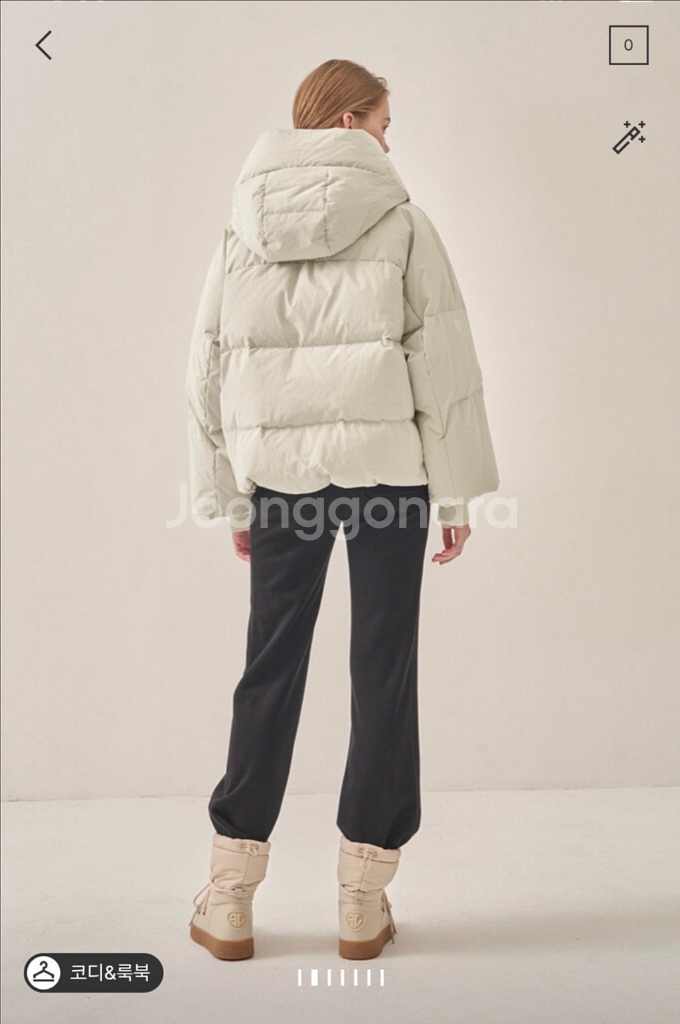 (새상품) 한섬 sjsj 구스 다운 패딩 점퍼 (시스템 타임 마인 랑방 더캐시미어)--4