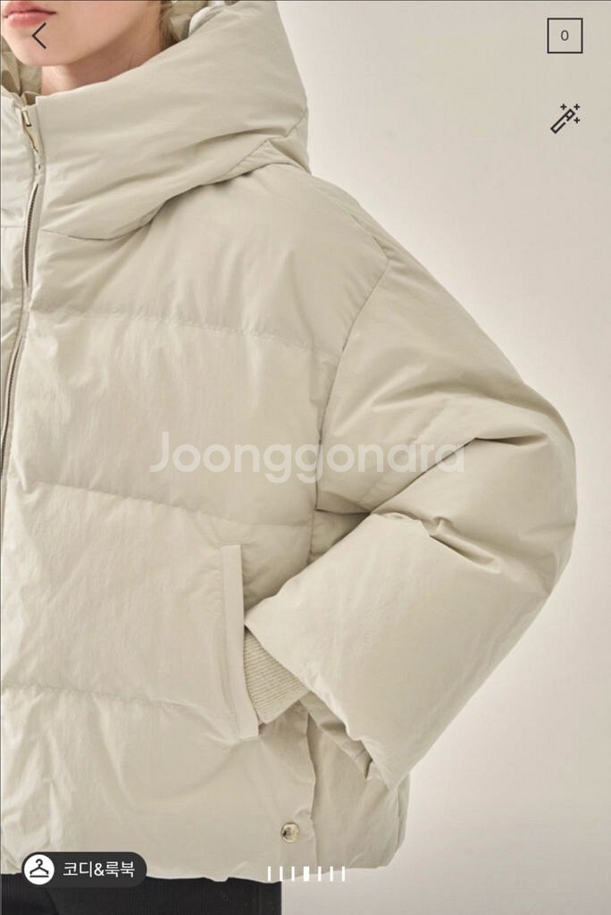 (새상품) 한섬 sjsj 구스 다운 패딩 점퍼 (시스템 타임 마인 랑방 더캐시미어)--0