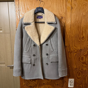 랄프로렌 퍼플라벨 롱우드 시어링 무스탕 코트 자켓 이미지