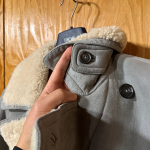 랄프로렌 퍼플라벨 롱우드 시어링 무스탕 코트 자켓 이미지