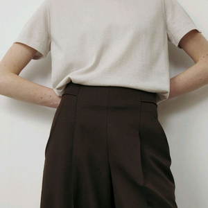 (오늘만특가)R2W 카리사와이드팬츠 브라운 2(M)