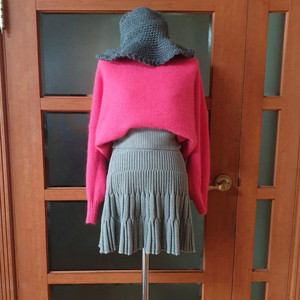 (새제품)하이웨이스트 니트스커트