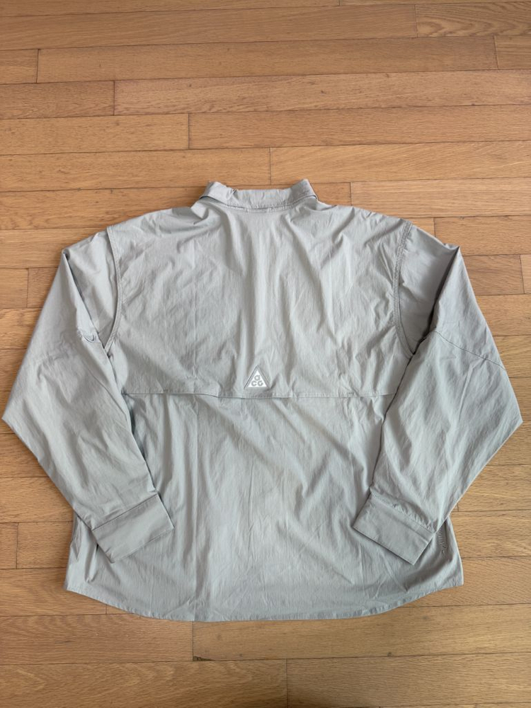 [L] 나이키 acg 드라이핏 ADV UV 오브 위버 롱슬리브 셔츠 그레이 (hj2465-009)--2